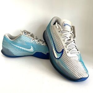 Nike Zoom Mens Vapor 11 HC Photon Dust Blue Tennis Shoes DR6966-001 Sz 10.5